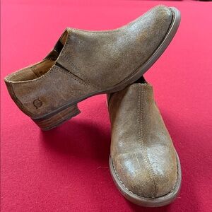 Born Women's Tan Leather Loafers